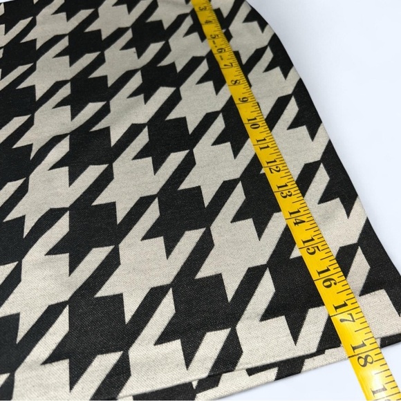 Worthington Black and Cream Houndstooth Mini Skirt - Picture 4 of 4